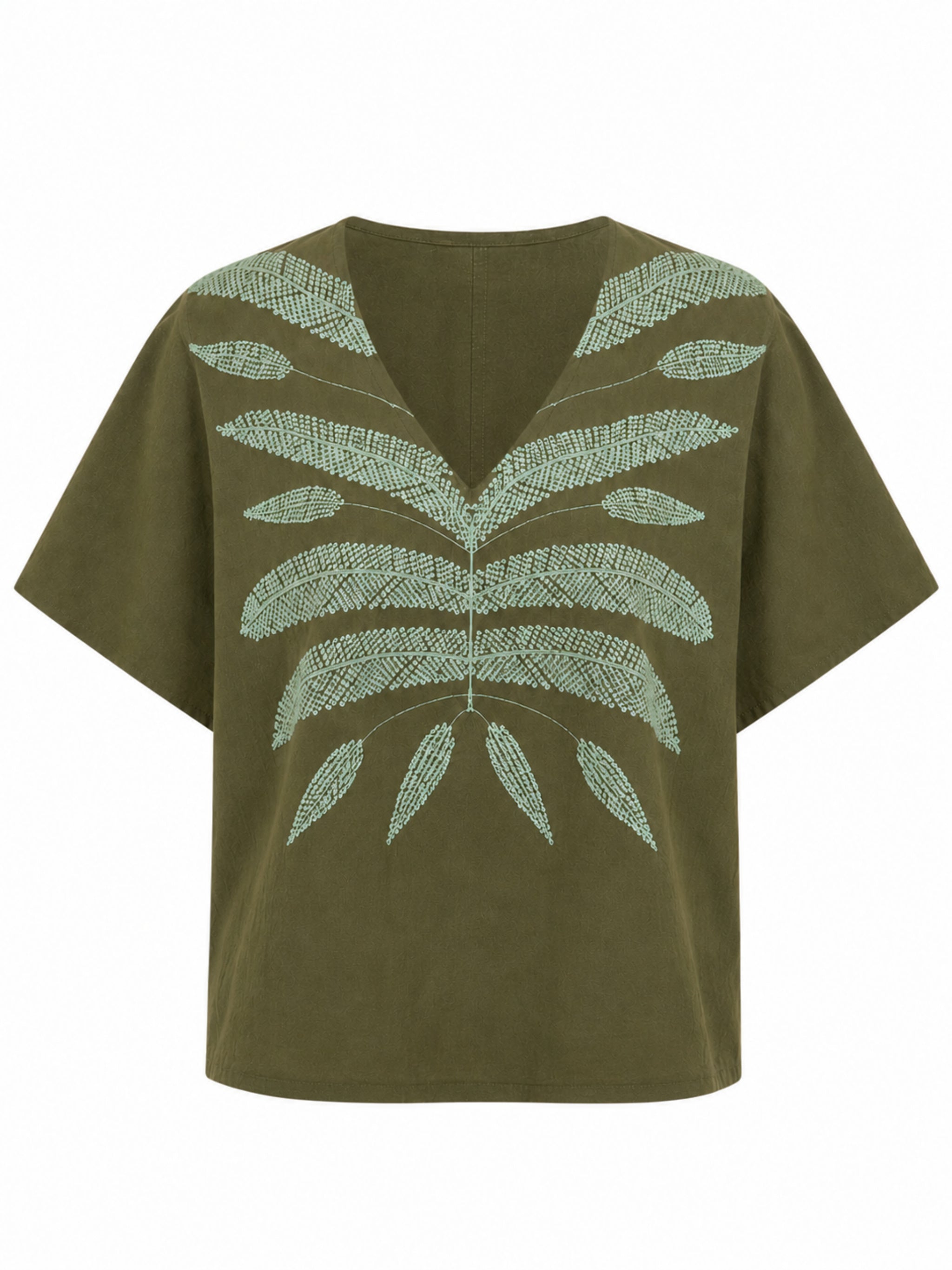 Blusa Arantxa Bordada Verde