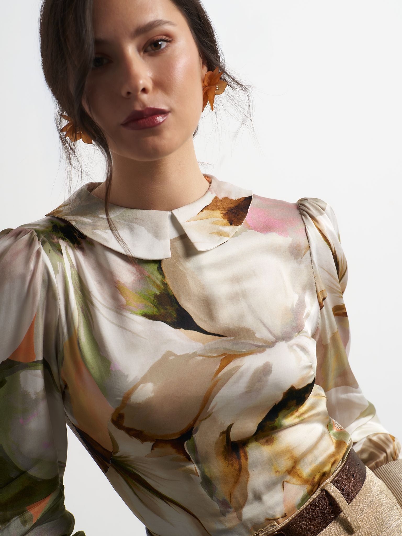 Blusa Aroa Tejido Estampado
