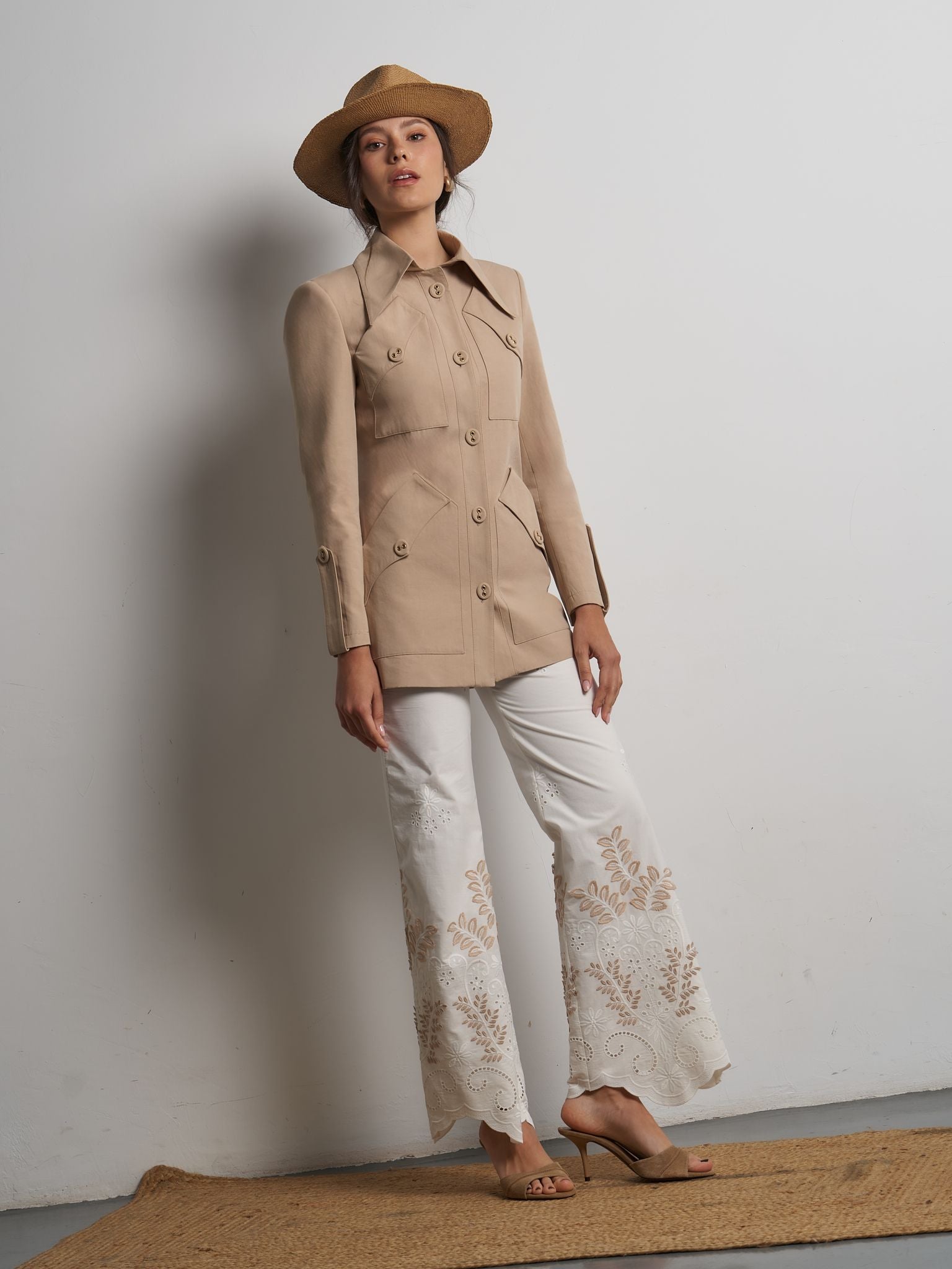 Chaqueta África Arena