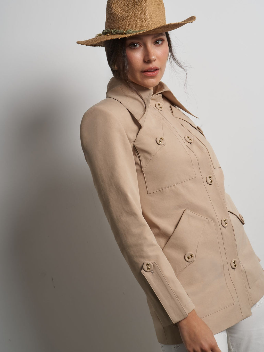 Chaqueta África Arena
