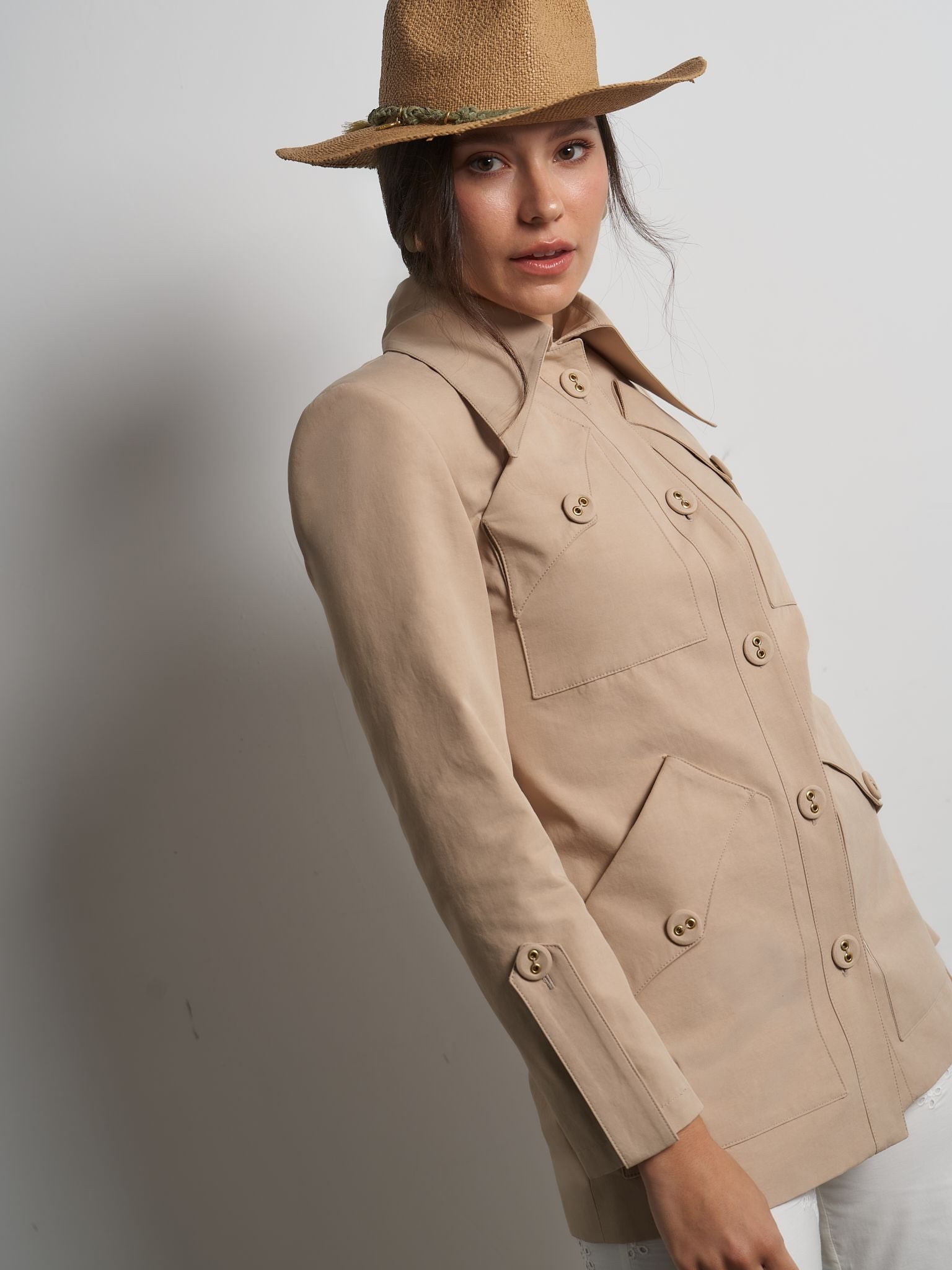 Chaqueta África Arena