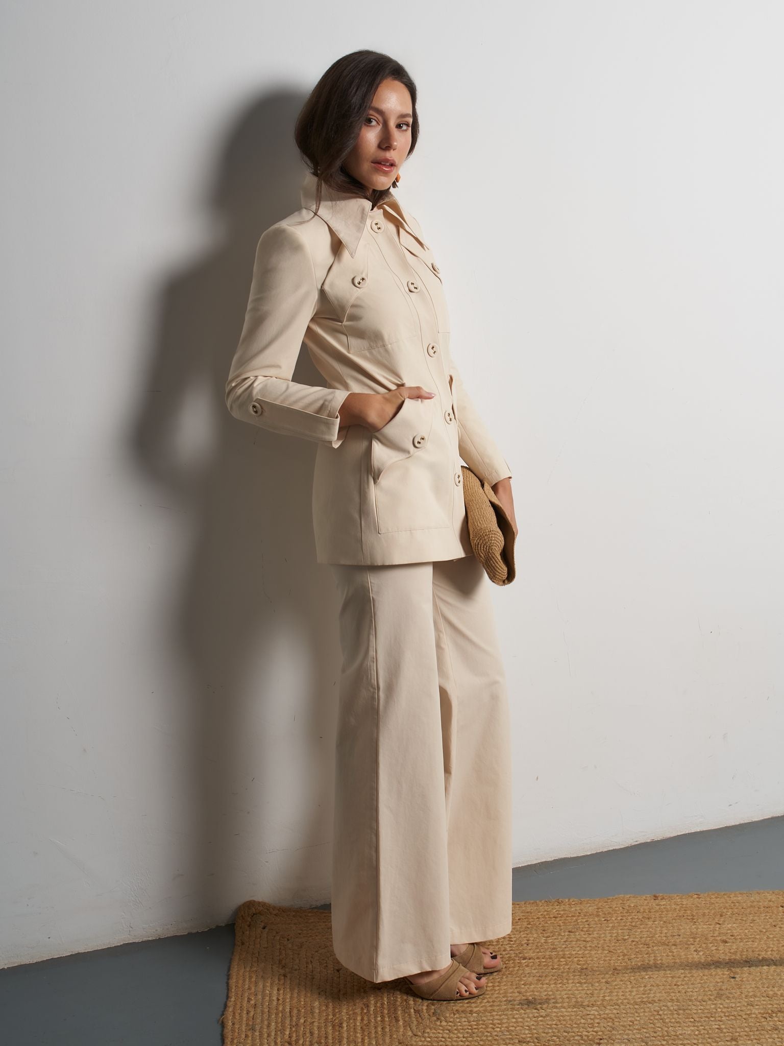 Chaqueta África Marfil