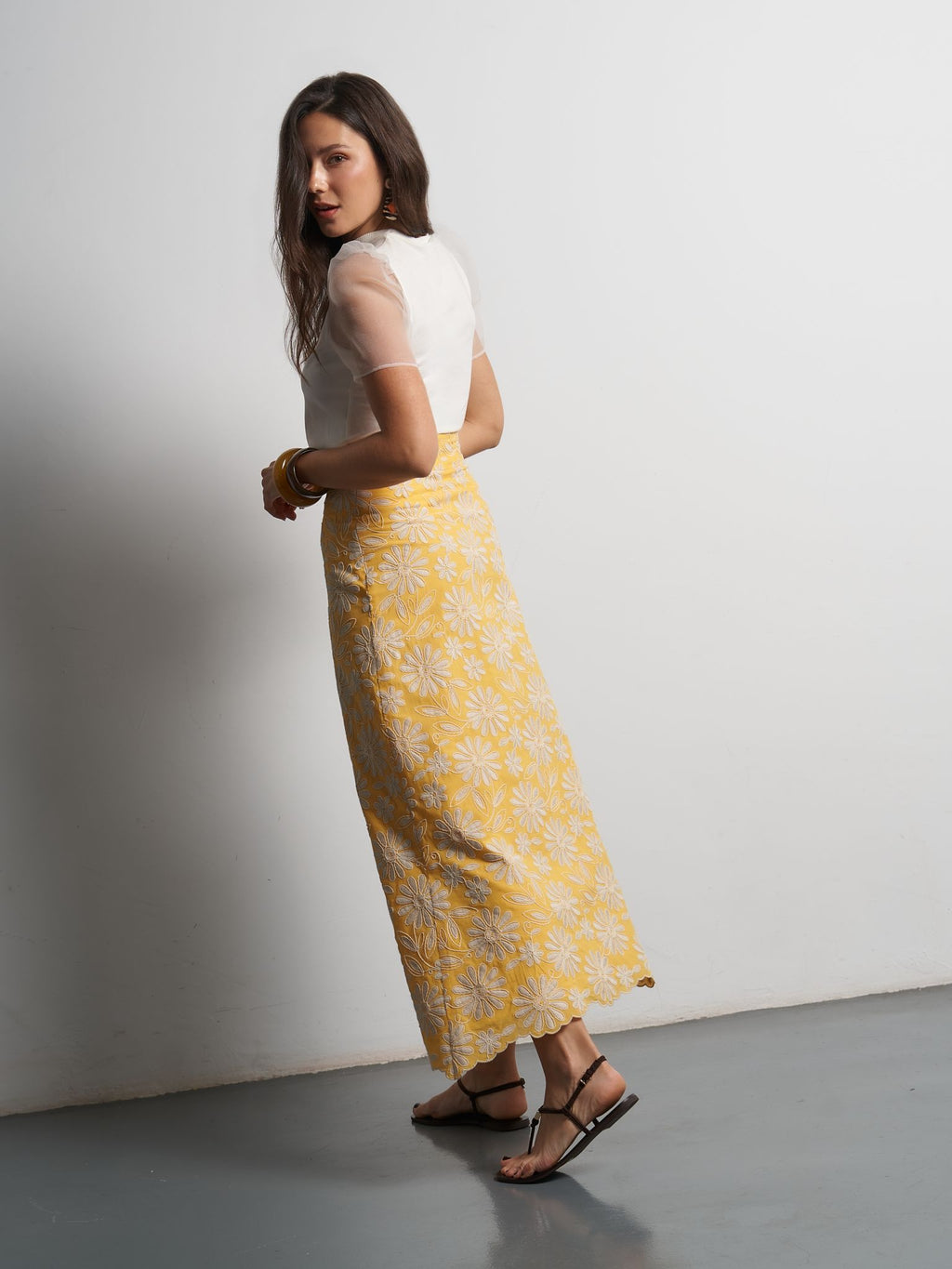Amparo Embroidered Skirt