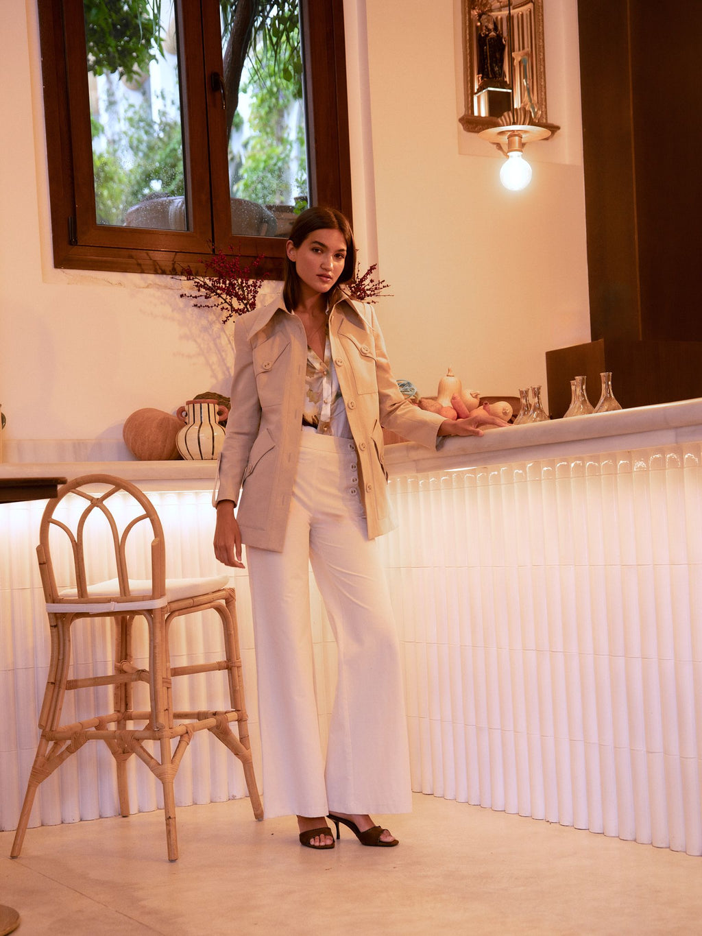 Pantalón Alma Beige